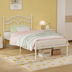 Bed Frames with Vintage Headboard Metal Frame