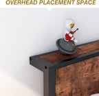 Bed Frames with Wooden Storage Shelf Headboard Metal