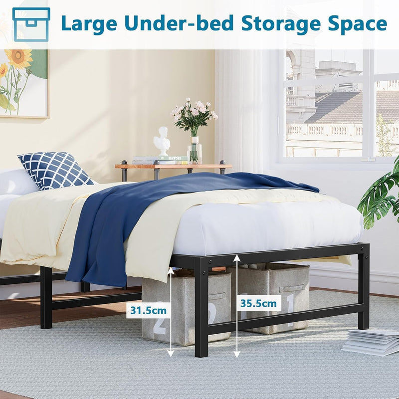 Bed Heavy Duty Steel Slats Metal Frames