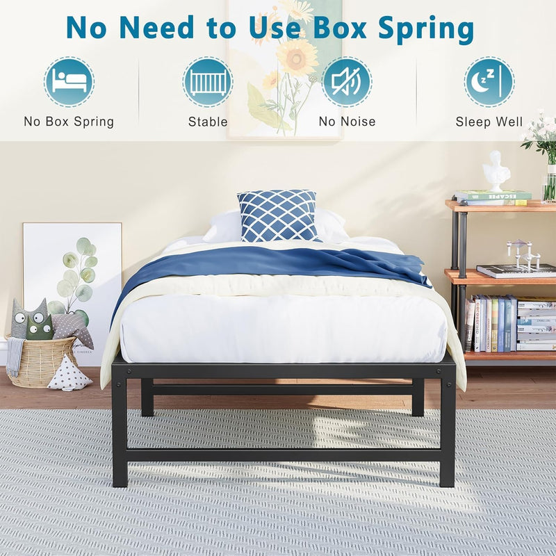 Bed Heavy Duty Steel Slats Metal Frames