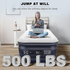 Bed Inflatable Mattress with Built in Pump 203x152x46CM