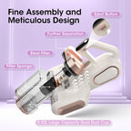 Bed Mattress Vacuum Cleaner Cordless 16kpa Handheld Dust