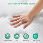 Bed Mattresses 3-Zone Gel Memory Foam Pocket