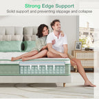 Bed Mattresses 3-Zone Gel Memory Foam Pocket