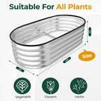 Bed Metal Beds for Garden Made of Galvanised