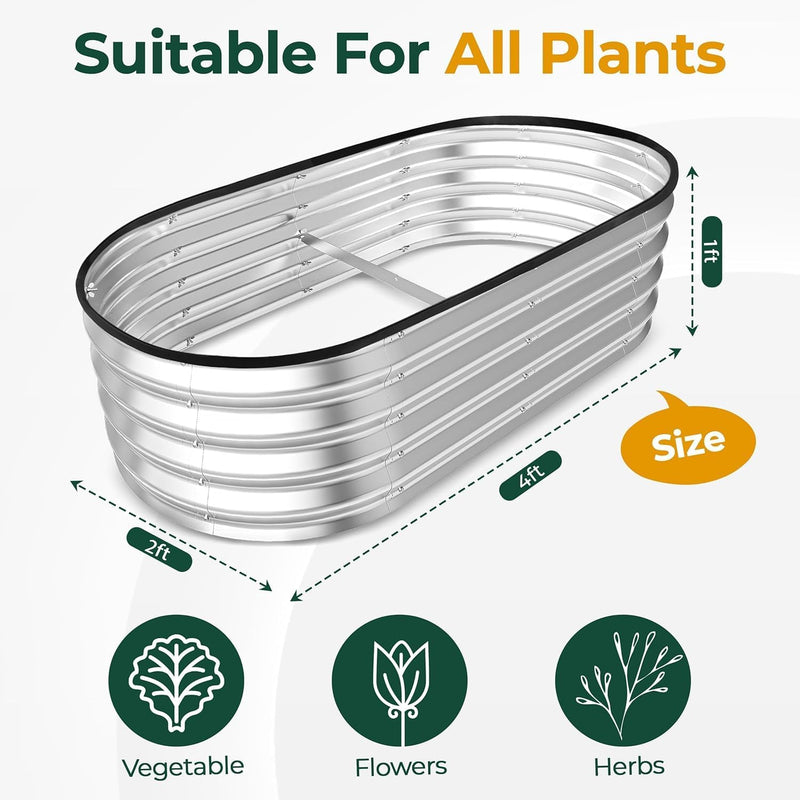 Bed Metal Beds for Garden Made of Galvanised