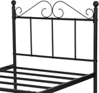 Bed Metal Frame Industrial Iron for Teenagers Adults