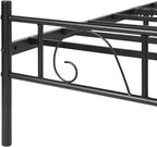 Bed Metal Frame Industrial Iron for Teenagers Adults