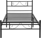 Bed Metal Frame Industrial Iron for Teenagers Adults