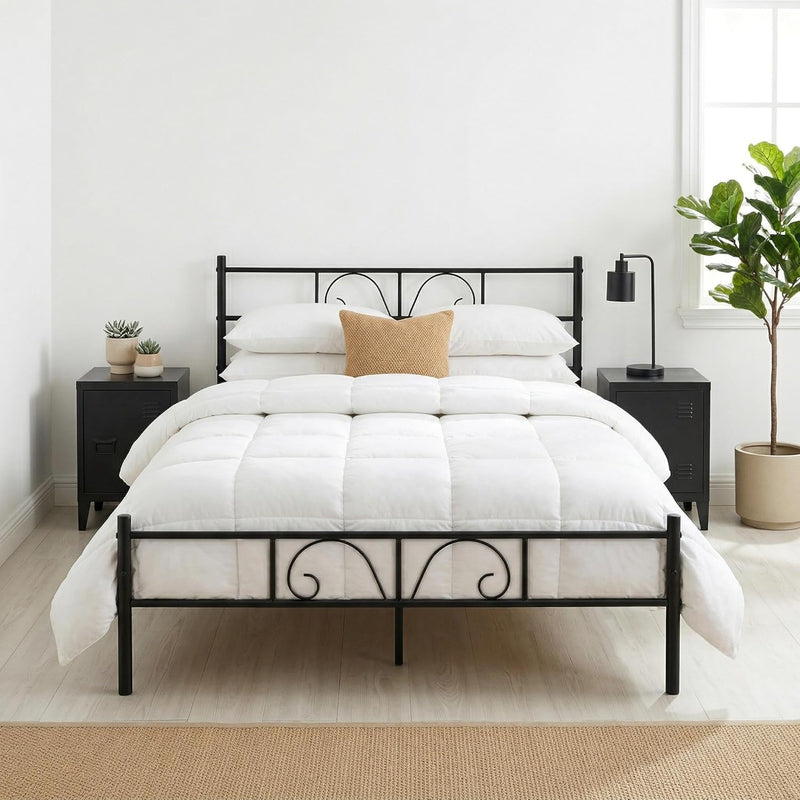 Bed Metal Frame Industrial Iron for Teenagers Adults