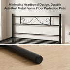 Bed Metal Frame Industrial Iron for Teenagers Adults