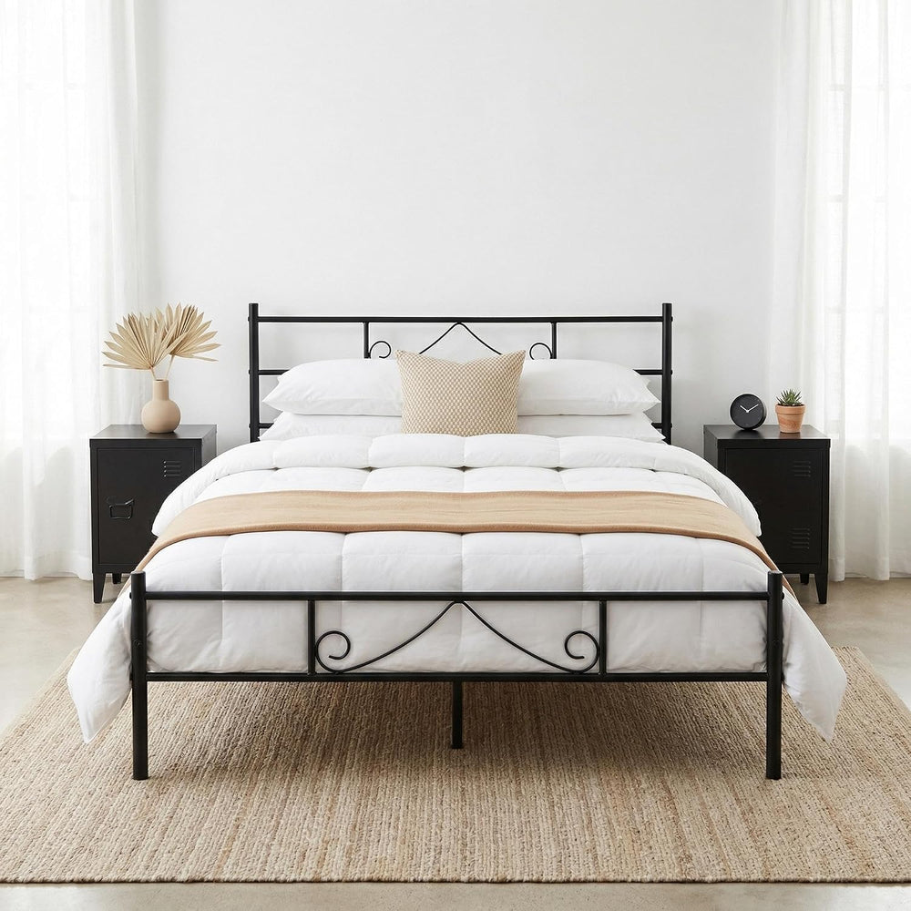 Bed Metal Frame Industrial Iron for Teenagers Adults
