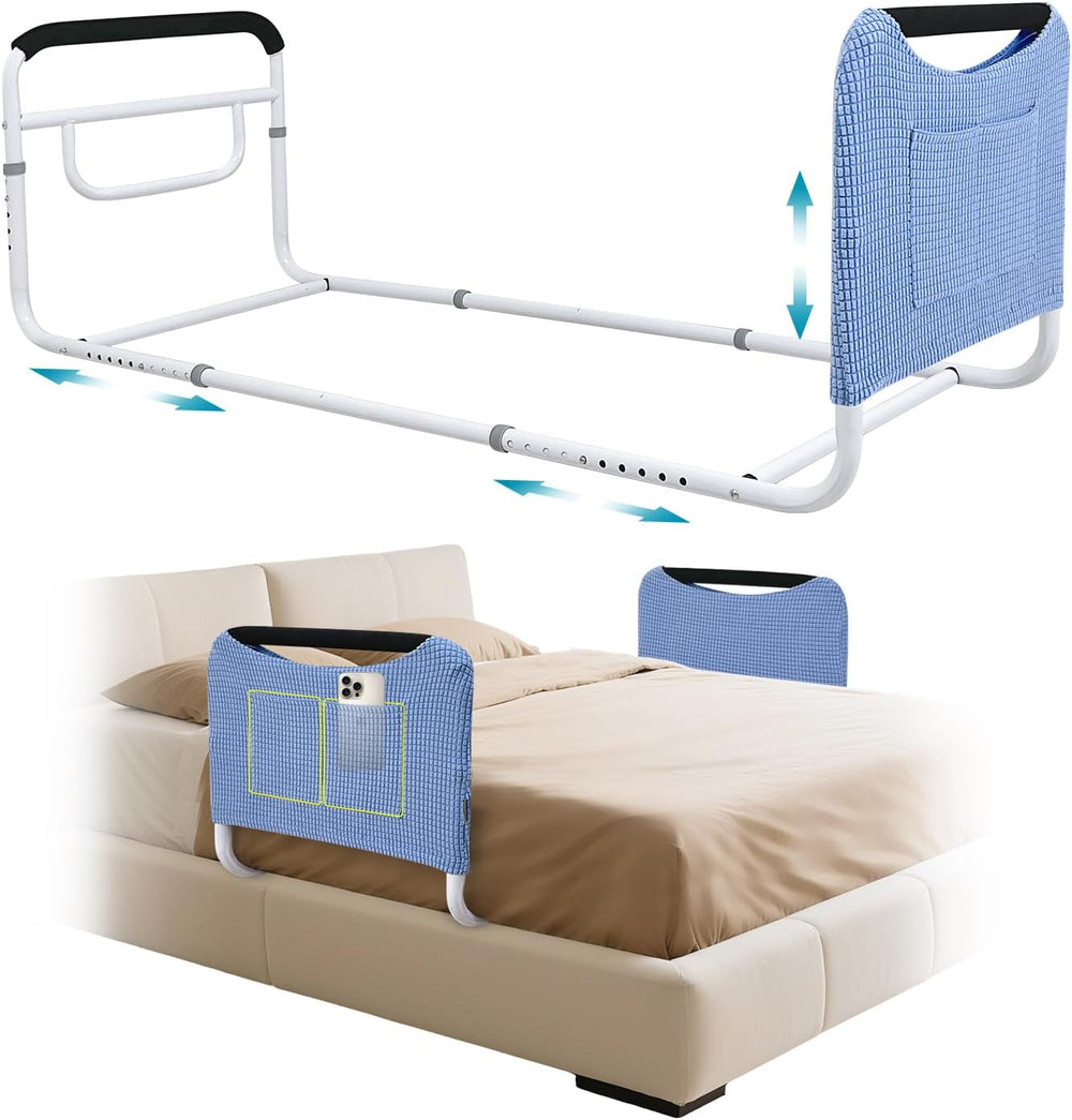 Bed Rail Dual Side Rails for Elderly Adults