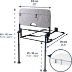 Bed Rail for Elderly Adults Foldable Height 29-50