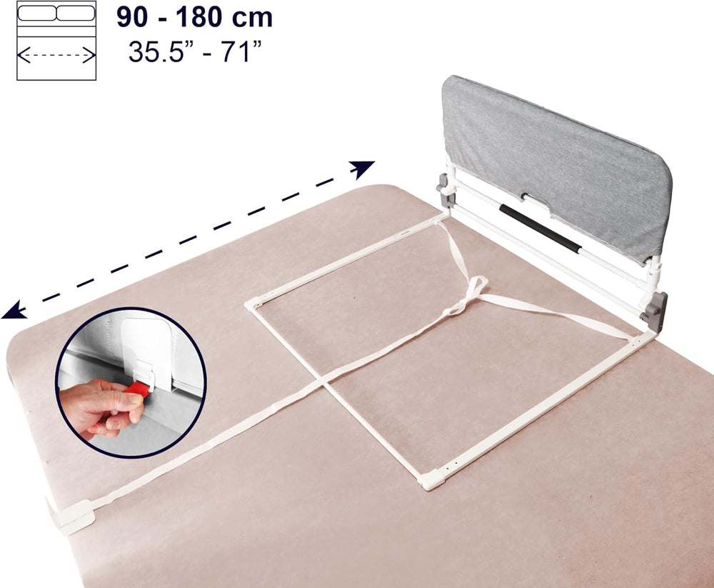 Bed Rail for Elderly Adults Foldable Safety Guard