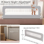 Bed Rail for Toddlers Foldable Toddler Guard Adjustable