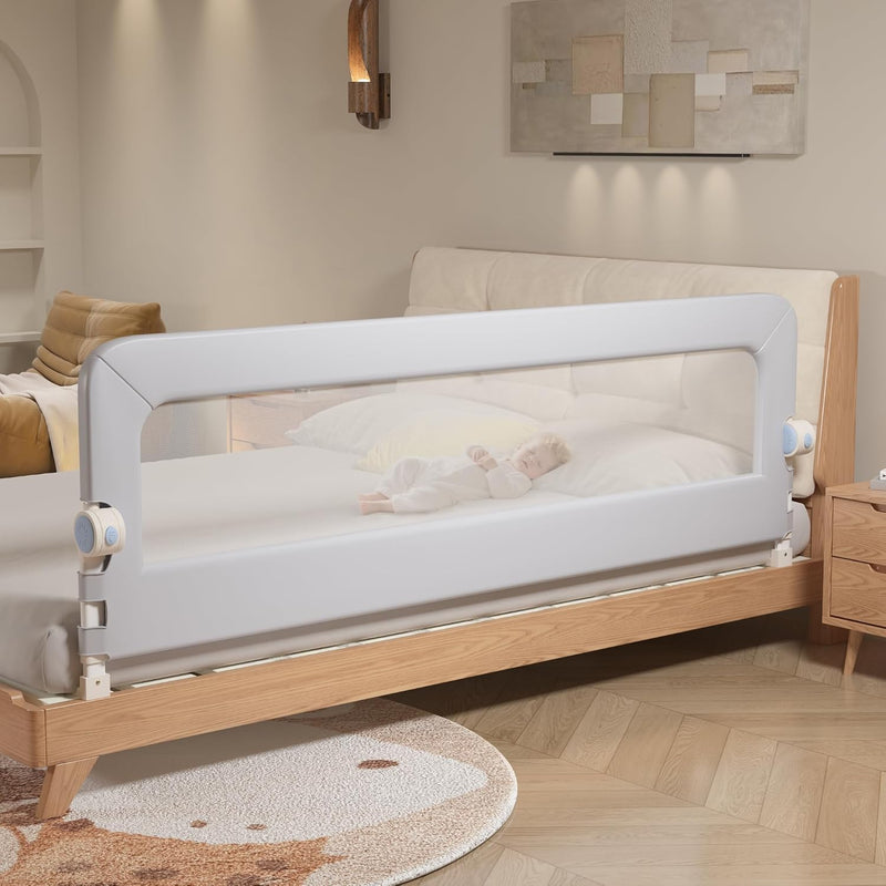 Bed Rail for Toddlers Foldable Toddler Guard Adjustable