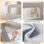 Bed Rail for Toddlers Foldable Toddler Guard Adjustable