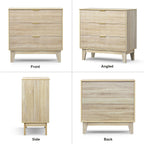 Bedroom Chest of 3 Drawers Wooden Closet Dressers