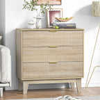 Bedroom Chest of 3 Drawers Wooden Closet Dressers