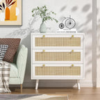 Bedroom Chest of 3 Drawers Wooden Closet Dressers