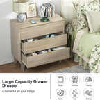 Bedroom Chest of 3 Drawers Wooden Closet Dressers