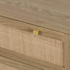 Bedroom Chest of 3 Drawers Wooden Closet Dressers