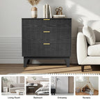 Bedroom Chest of 3 Drawers Wooden Closet Dressers