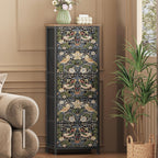 Bedroom Chest of Drawers with 5 Fabric Strawberry