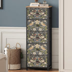 Bedroom Chest of Drawers with 5 Fabric Strawberry