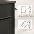 Bedroom Dresser Chests of Drawers with 10 Fabric