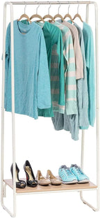 Bedroom Storage Large Metal Clothes Rack Wardrobe