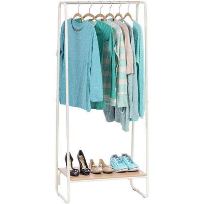 Bedroom Storage Large Metal Clothes Rack Wardrobe