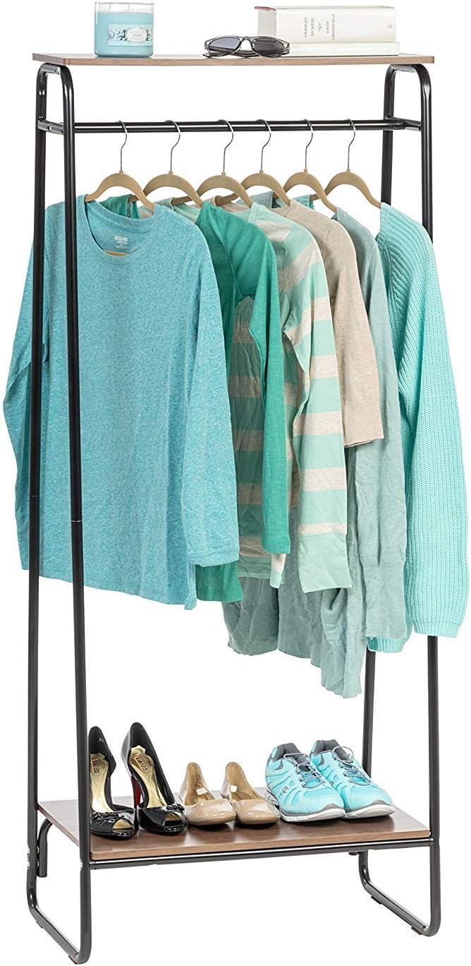 Bedroom Storage Large Metal Clothes Rack Wardrobe