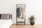 Bedroom Storage Large Metal Clothes Rack Wardrobe