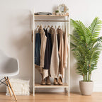 Bedroom Storage Large Metal Clothes Rack Wardrobe