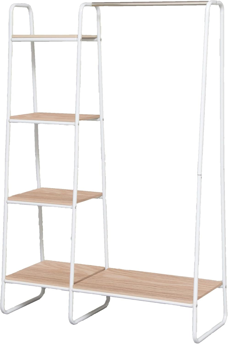 Bedroom Storage Metal Clothes Rack Wardrobe with Shelf