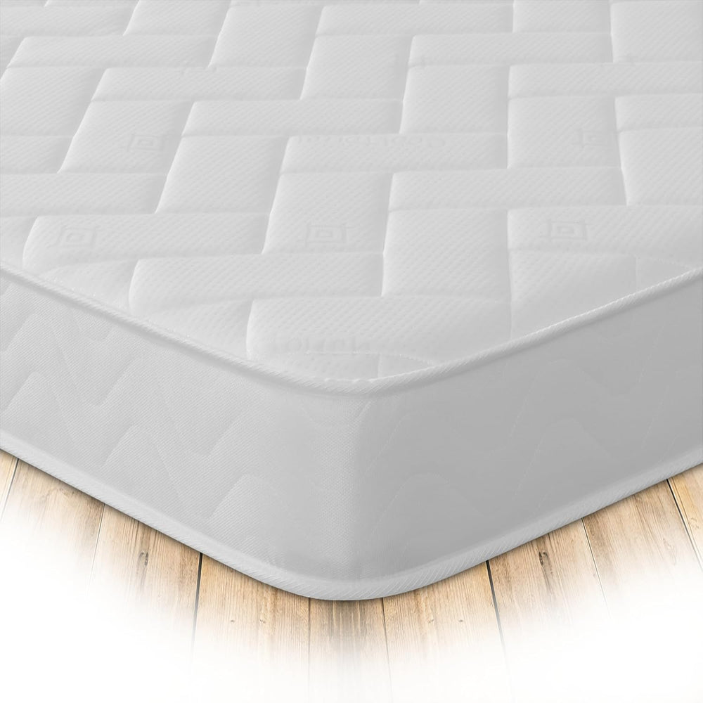 Beds Quilted Brick Sprung Hybrid Single Mattress
