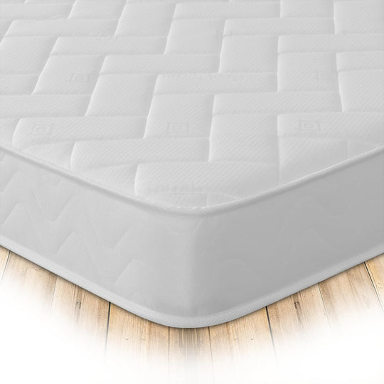 Beds Quilted Brick Sprung Hybrid Single Mattress