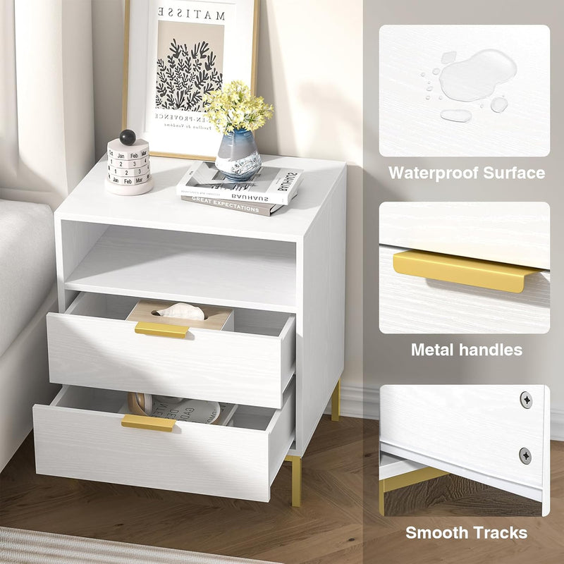 Bedside Cabinets Wooden Bed Side Table for Bedroom