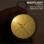Bedside Clocks Battery Operated Non Ticking Desk Clock