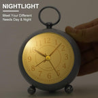 Bedside Clocks Battery Operated Non Ticking Desk Clock