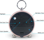 Bedside Clocks Battery Operated Non Ticking Desk Clock