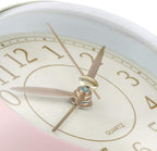 Bedside Clocks Battery Operated Non Ticking Desk Clock