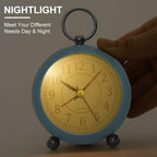 Bedside Clocks Battery Operated Non Ticking Desk Clock