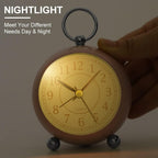 Bedside Clocks Battery Operated Non Ticking Desk Clock