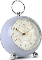 Bedside Clocks Battery Operated Non Ticking Desk Clock