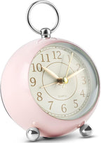 Bedside Clocks Battery Operated Non Ticking Desk Clock