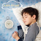 Bedside Clocks Battery Operated Non Ticking Desk Clock