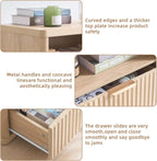 Bedside Table Farmhouse Side with 1 Drawer